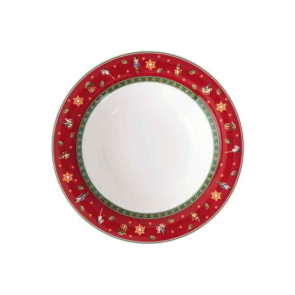 Villeroy & Boch - Toy's Delight Piatto fondo rosso, Ø23 cm