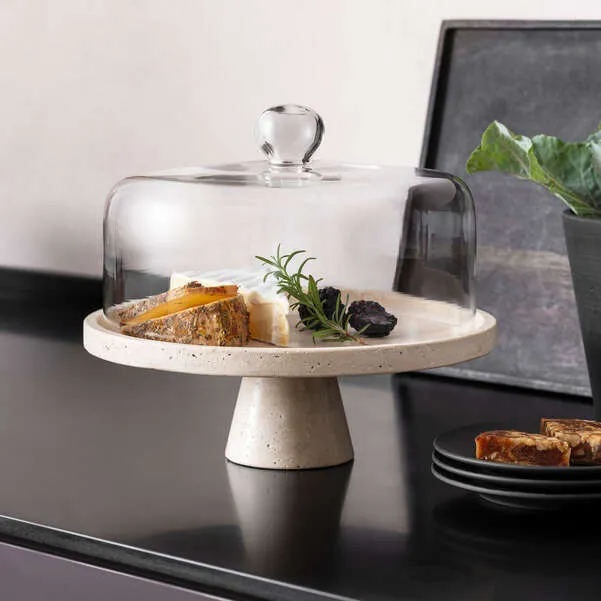 Manufacture Travertine Cloche trasparenti, vetro borosilicato