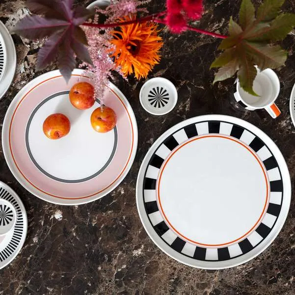 MEMPHIS Piatto da portata - Bianco, Ø33 cm, Premium Porcelain