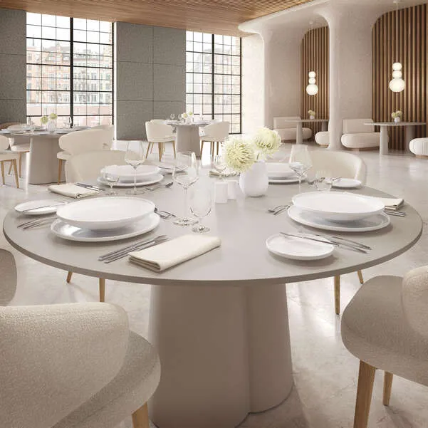 AFINA Piatto gourmet - Bianco, Ø32,1 cm, Premium Porcelain