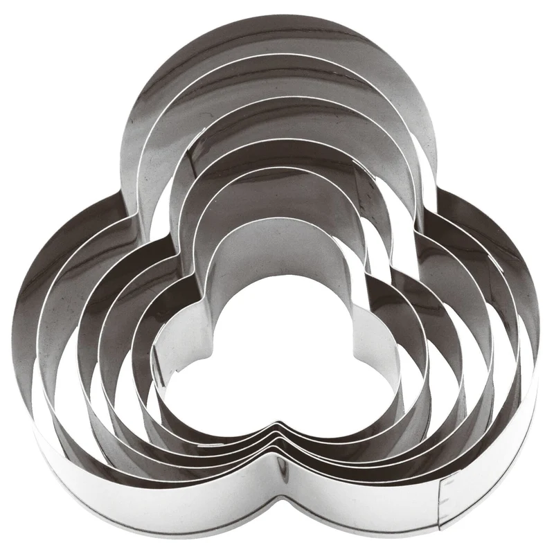 SET 6Taglia pasta TRIO, Acciaio inox