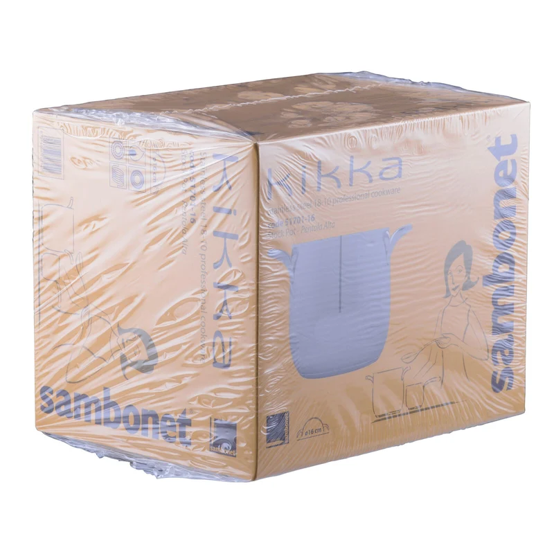 KIKKA Pentola alta 20 CM - Acciaio Inox Mirror