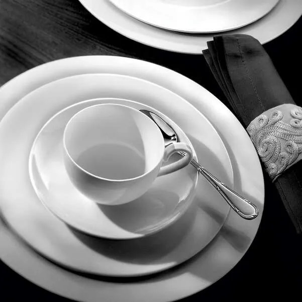 ROYAL Piatto piano - Bianco, Ø27,7 cm, Premium Bone Porcelain