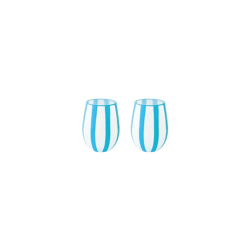Set 2 Bicchieri Acqua - 500ml / Azzurro