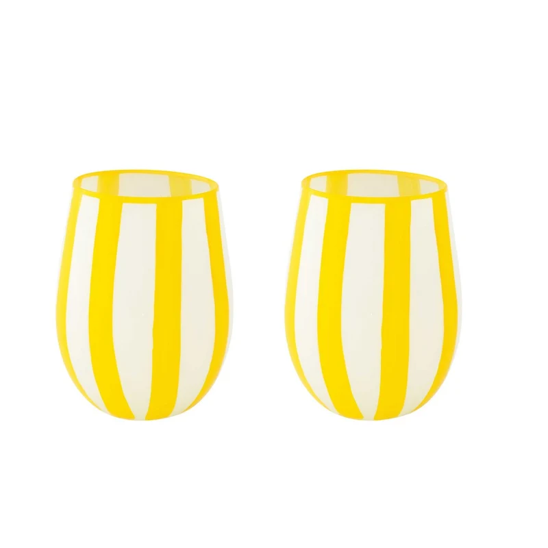 Set 2 Bicchieri Acqua - 500ml YELLOW