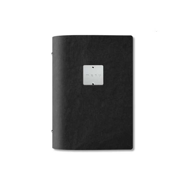 Portamenu' eco moda cm.16.5x23.1 nero formato golfo