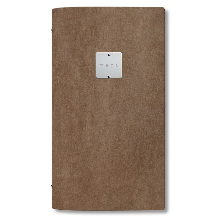 Portamenu' eco moda cm.23.2x31.8 marrone formato a4