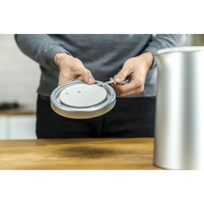 ENFINIGY Bollitore elettrico - 1 l, Argento