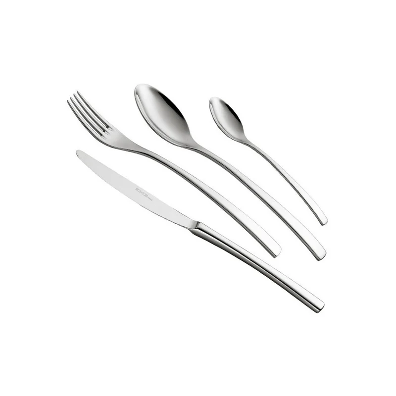 Coltello tavola onda mm.4 manico pieno acciaio 18/10