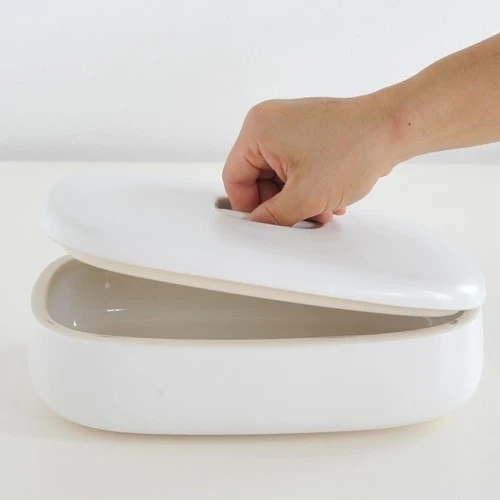 Contenitore Bianco " Ovale "
