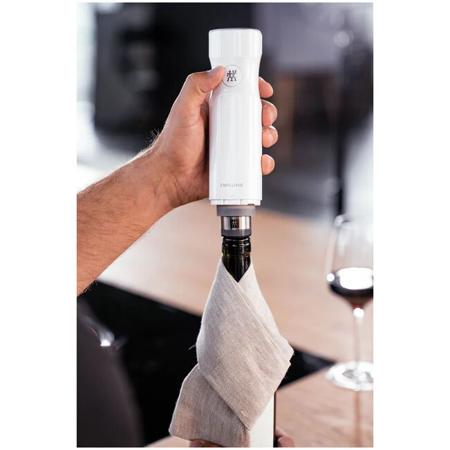 Zwillign - Fresh & Save Tappo da vino sottovuoto, grigio