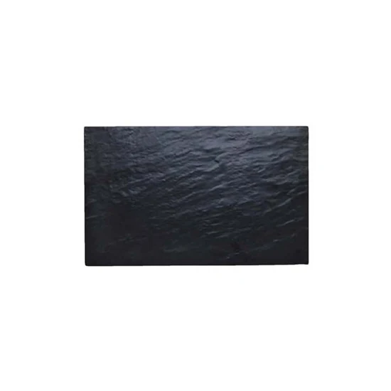 Vassoio melamina cm.53x32.5 gn 1/1 nero effetto ardesia