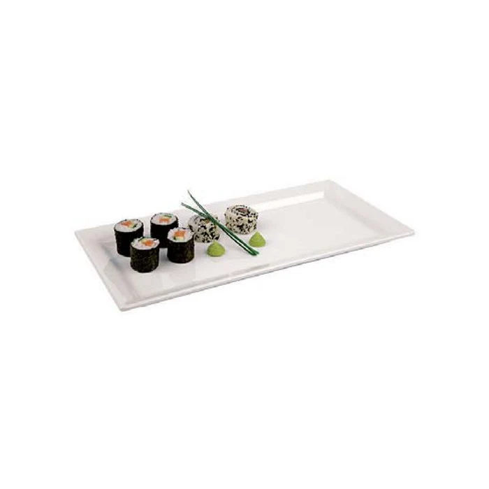 Vassoio melamina cm.35.5x18 bianco sambonet paderno