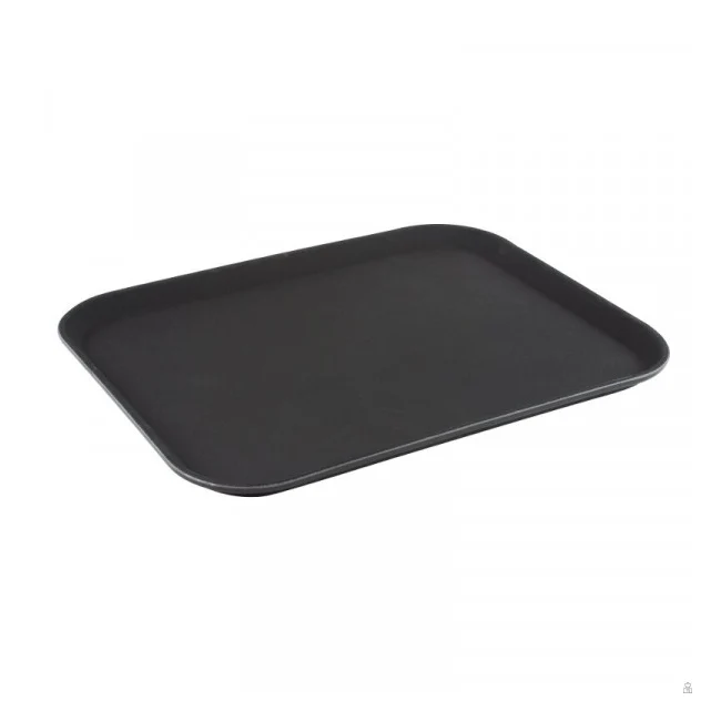 Vassoio antiscivolo cm.46x36 rettangolare fibra di vetro