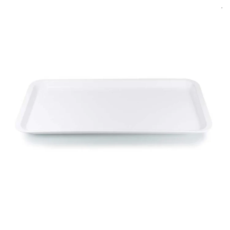 Vassoio melamina con bordo cm.35x25 h.2
