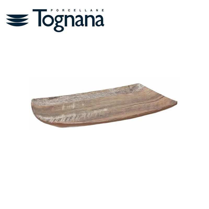 Piatto wood melamina cm.39x23.5 tognana