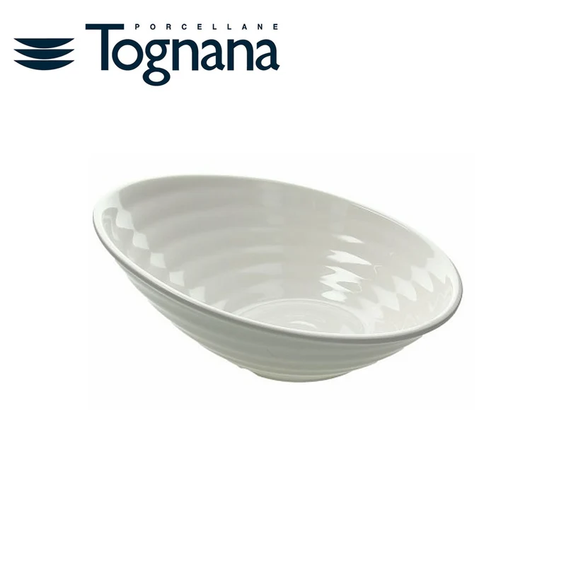 Bowl melamina obliqua bianca tognana