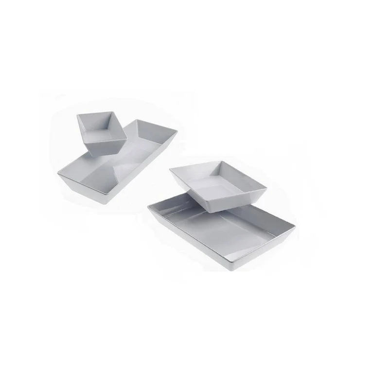 Vassoio melamina cm.53x32.5 h.7 gn 1/1 bordo alto