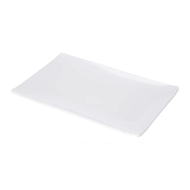 Vassoio melamina cm.42x29 rettangolare bianco