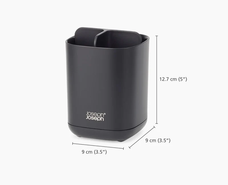 EasyStore™ Porta spazzolini nero opaco
