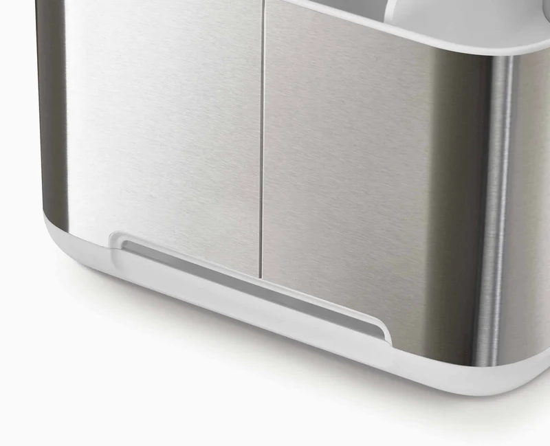 EasyStore™ Porta spazzolini grande in acciaio inossidabile