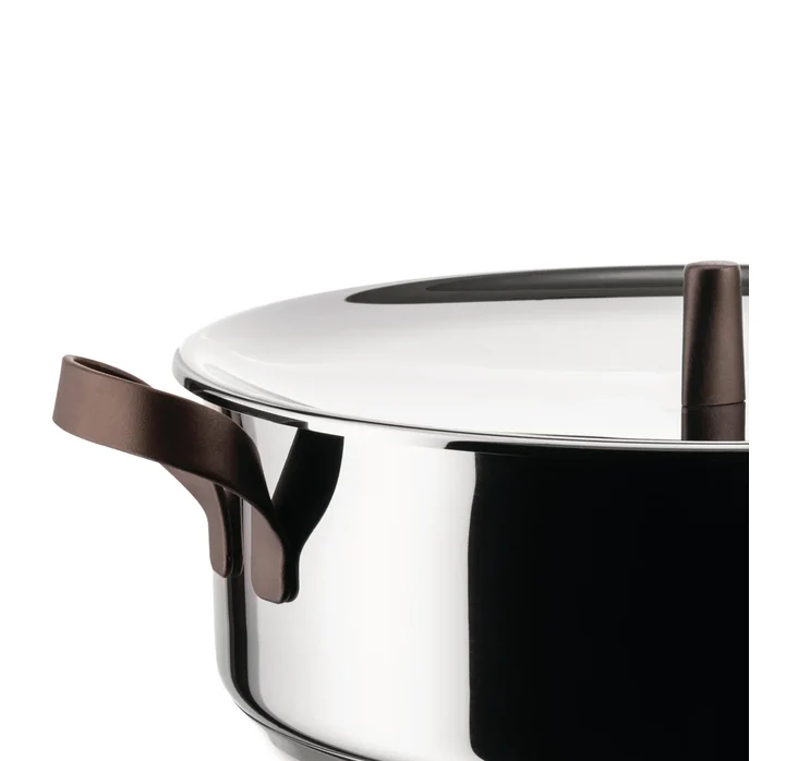 Alessi - Edo casseruola bassa a 2 manici 28 cm - PU102/28