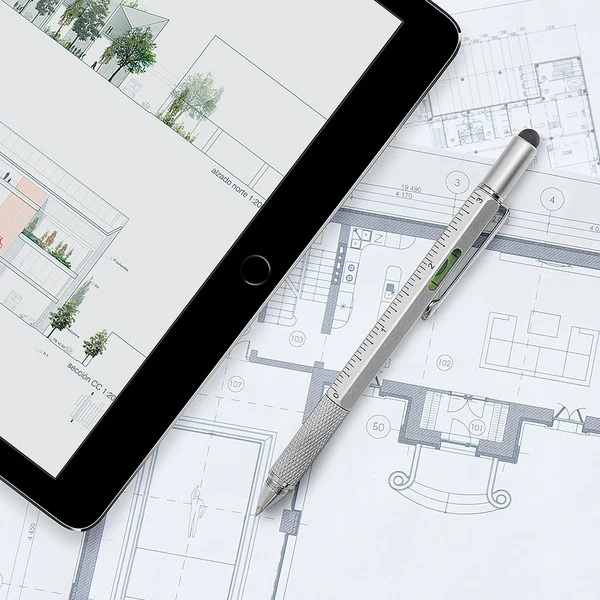 Penna multifunzione The Architect - Silver