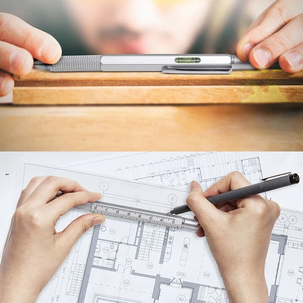 Penna multifunzione The Architect - Silver