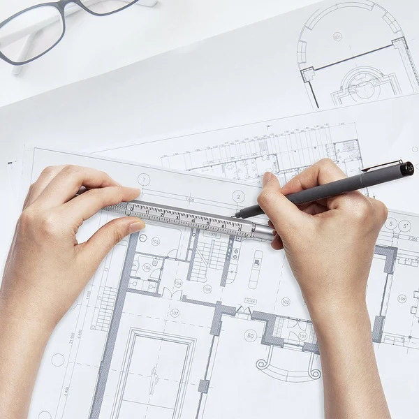 Penna multifunzione The Architect - Silver