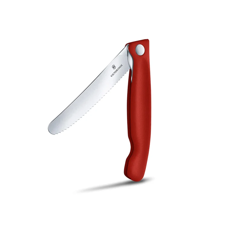 Coltello da picnic-tavola - pieghevole / Rosso