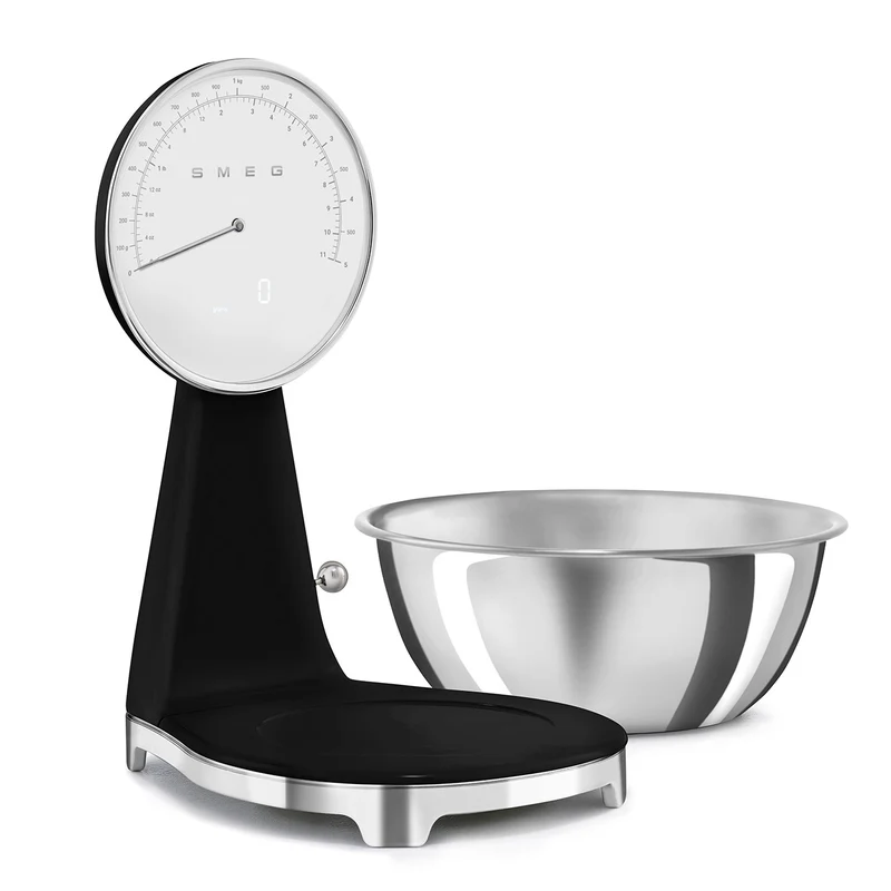 Bilancia da cucina - analogica e digitale / Nero, Lucido