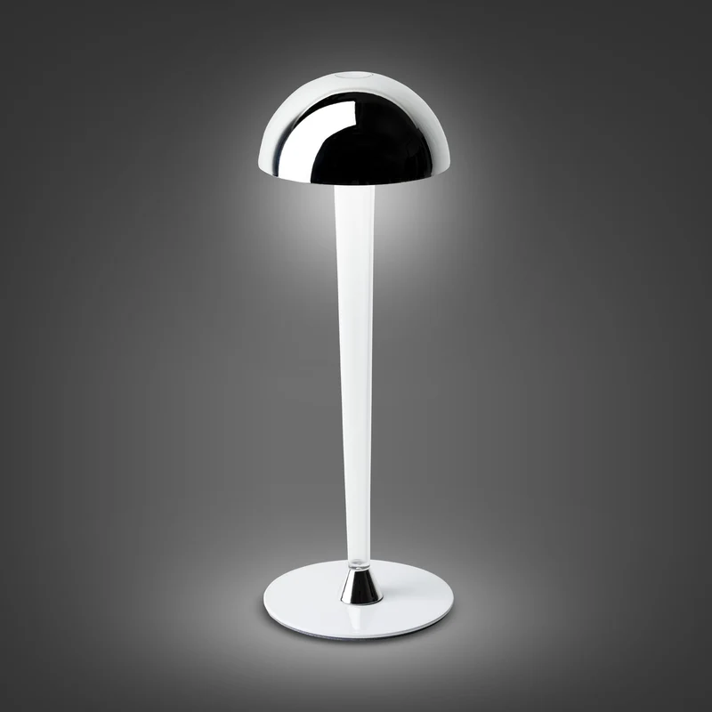 Blackout - Lampada cordless ricaricabile " "Pin Up" - color chrome