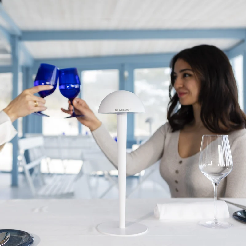 "Pin" Lampada cordless ricaricabile - White