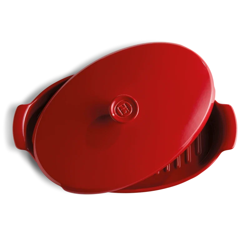 Piatto Papillote - colore rosso