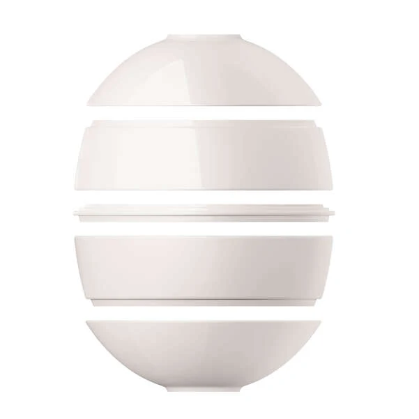 La petite Boule Set per l'aperitivo bianco, Premium Porcelain