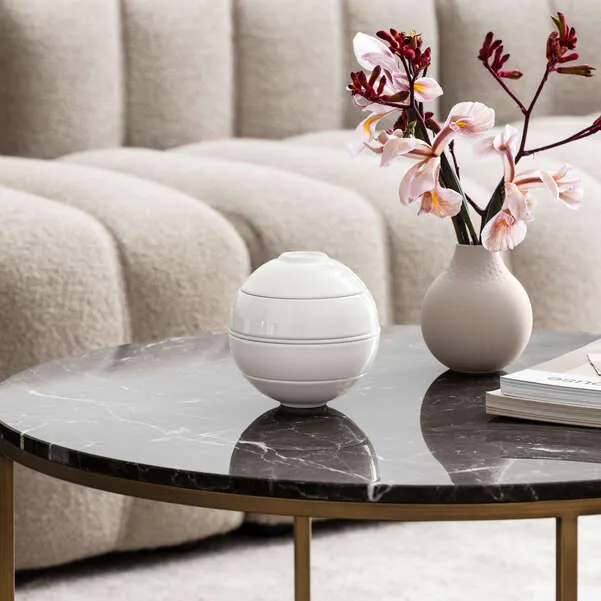 La petite Boule Set per l'aperitivo bianco, Premium Porcelain