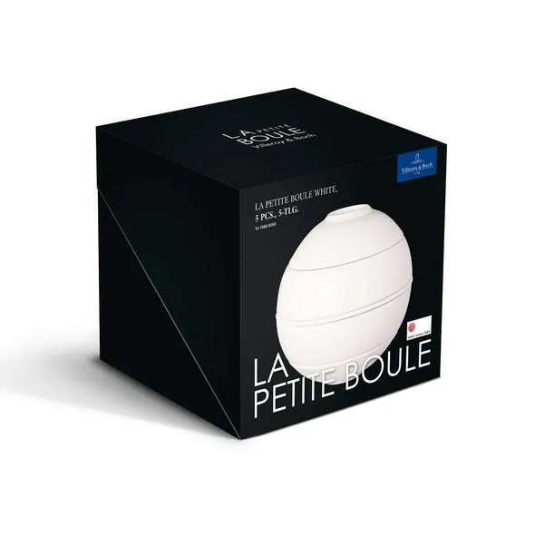 La petite Boule Set per l'aperitivo bianco, Premium Porcelain