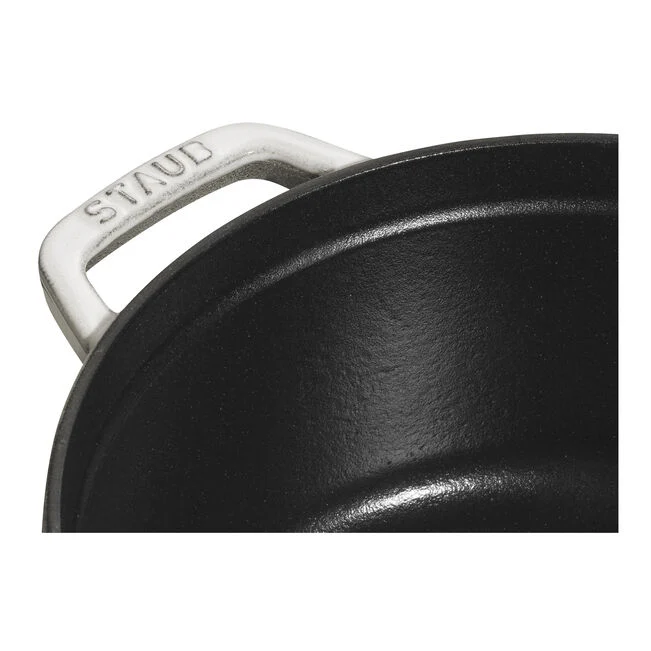 Cocotte rotonda - 24 cm, Tartufo Bianco