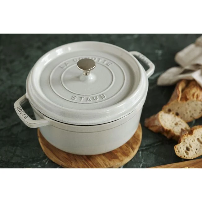 Cocotte rotonda - 24 cm, Tartufo Bianco