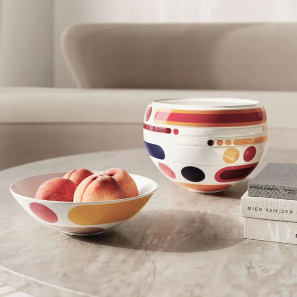 La Boule Dinner set - Multicolore, Premium Porcelain 7 PEZZI