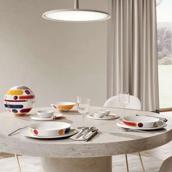 La Boule Dinner set - Multicolore, Premium Porcelain 7 PEZZI