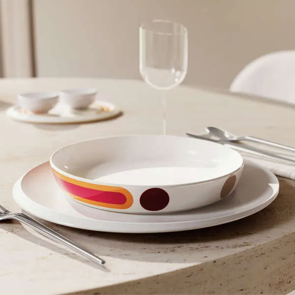 La Boule Dinner set - Multicolore, Premium Porcelain 7 PEZZI