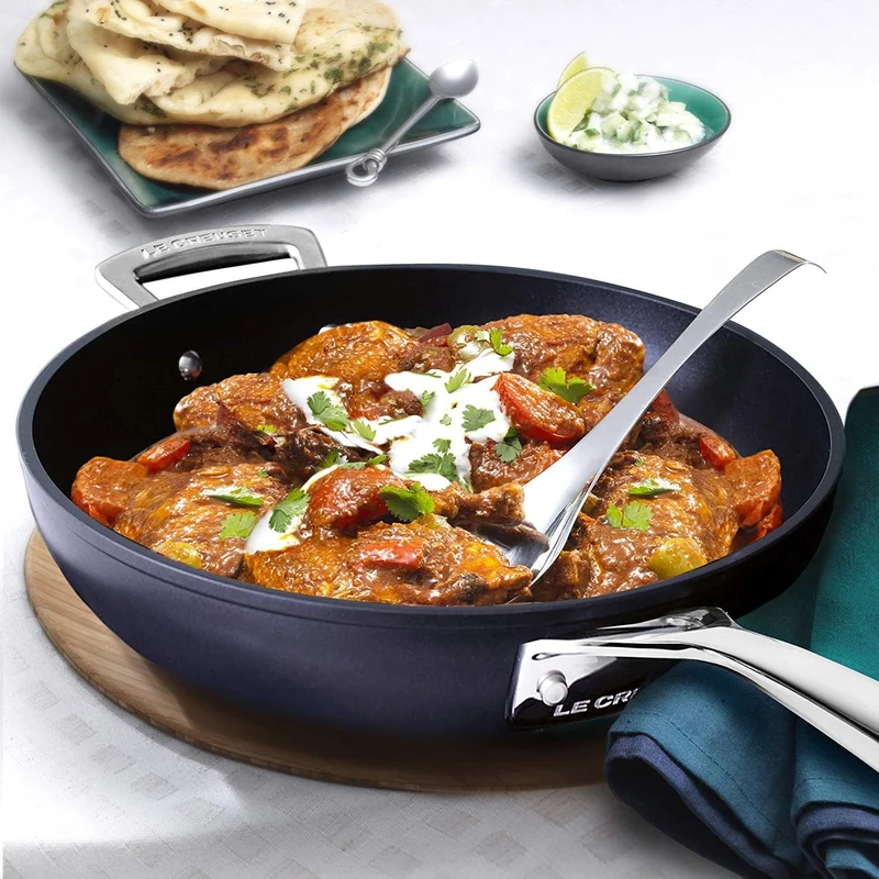 Padella alta con maniglia in alluminio antiaderente - 30 cm, 3.6L