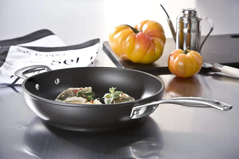 Padella alta con maniglia in alluminio antiaderente - 30 cm, 3.6L