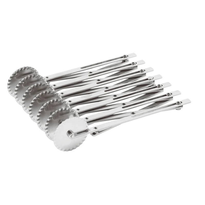 Rullo tagliapasta estensibile in Acciaio inox - Ø 6 cm