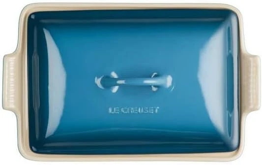 Pirofila rettangolare 3.8L colore Deep Teal con coperchio