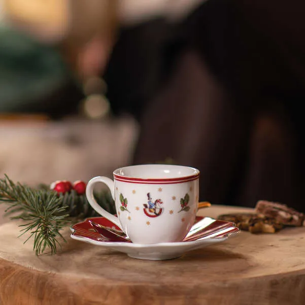 Villeroy & Boch - Toy's Delight Tazzina da caffè rossa, 70 ml