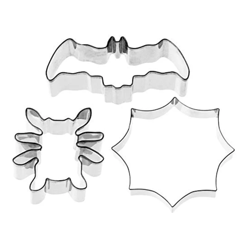 Paderno - SET 3 Taglia pasta halloween Acciaio inox - 11,0 cm x 10,7 cm - 47377