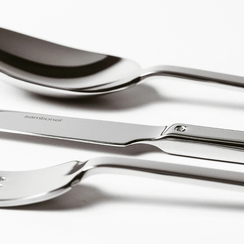 NEUTRA Servizio tavola 24 PZ Monoblocco - Acciaio Inox Mirror