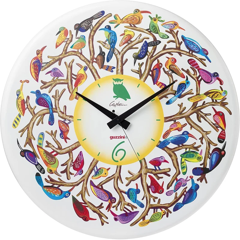 Guzzini - Home, NATURE-TIME Orologio da Parete - Multicolore, Ø 60 cm